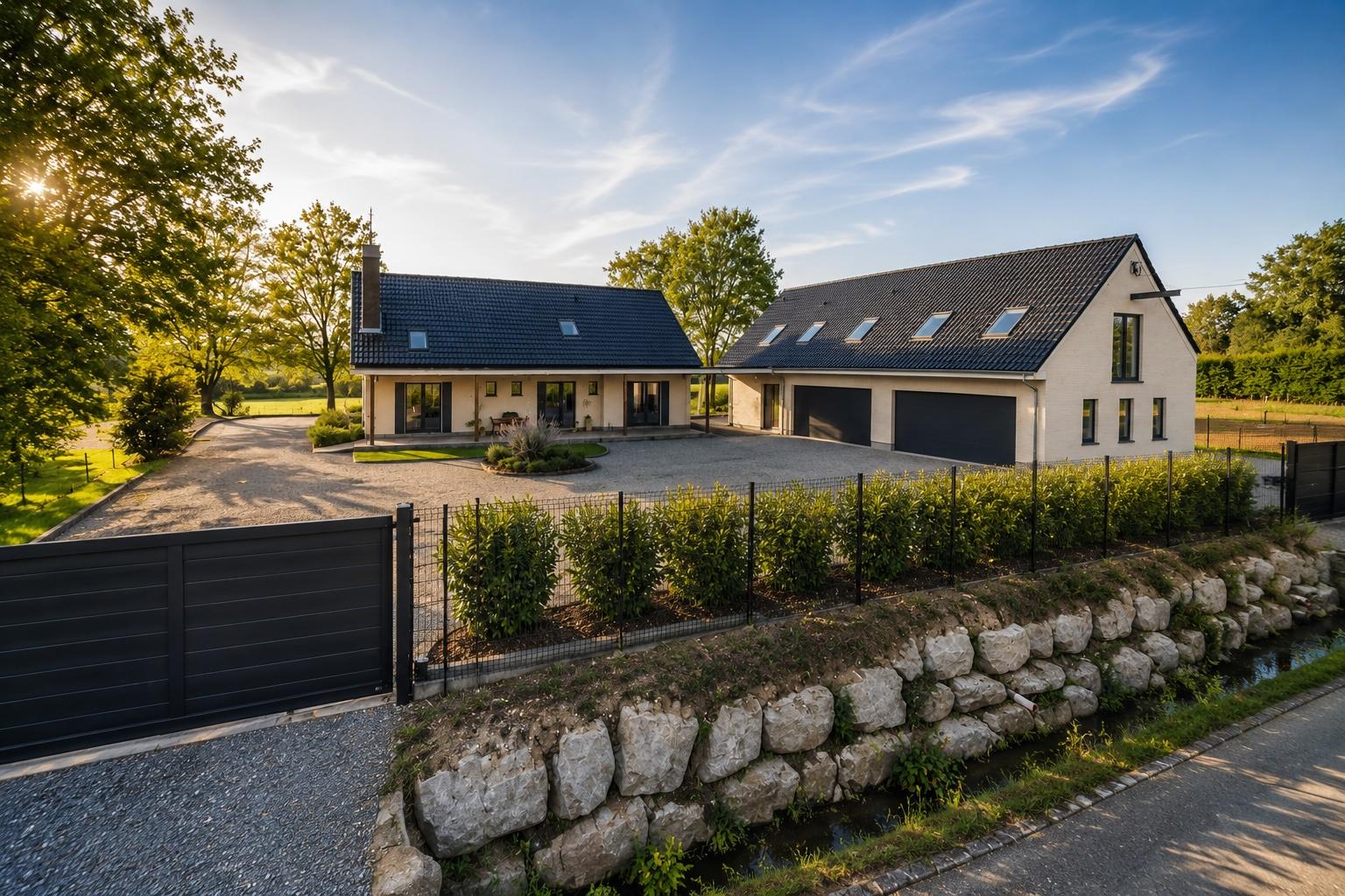 Villa DS dans la lumière de fin d’après-midi